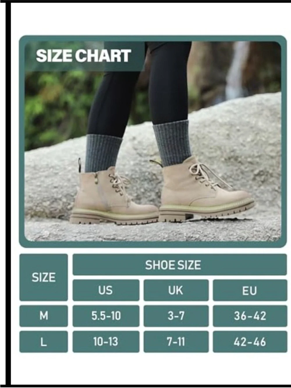 Merino Wool Hiking Socks Women Men Thermal Warm Thick Cushion Moisture Wicking